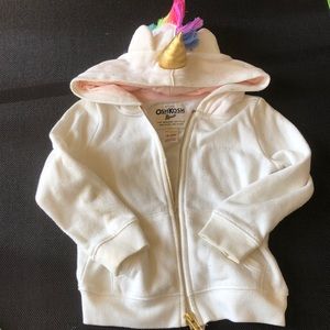 Unicorn zip up